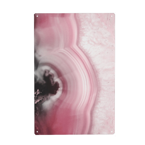Holzbild "Light Pink Agate" artboxONE - Abstrakt,Architektur,Marmor
