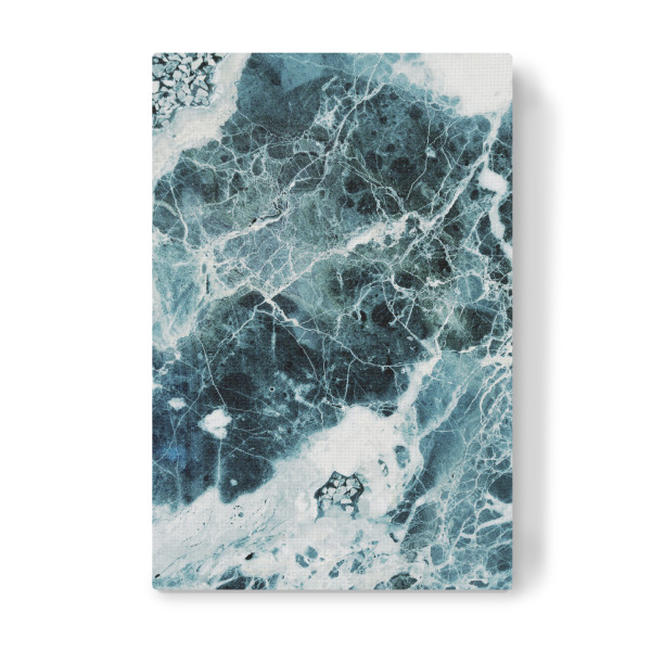 Leinwandbild "Blue Sea Marble" artboxONE - Natur,Abstrakt,Marmor - Blau,Meer,Marmor
