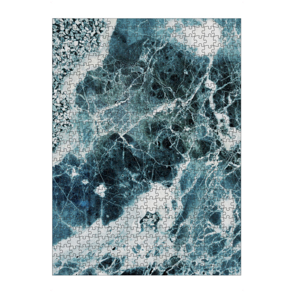 artboxONE Puzzle "Blue Sea Marble" artboxONE - Natur,Abstrakt,Marmor - Blau,Meer,Marmor - Bild blau