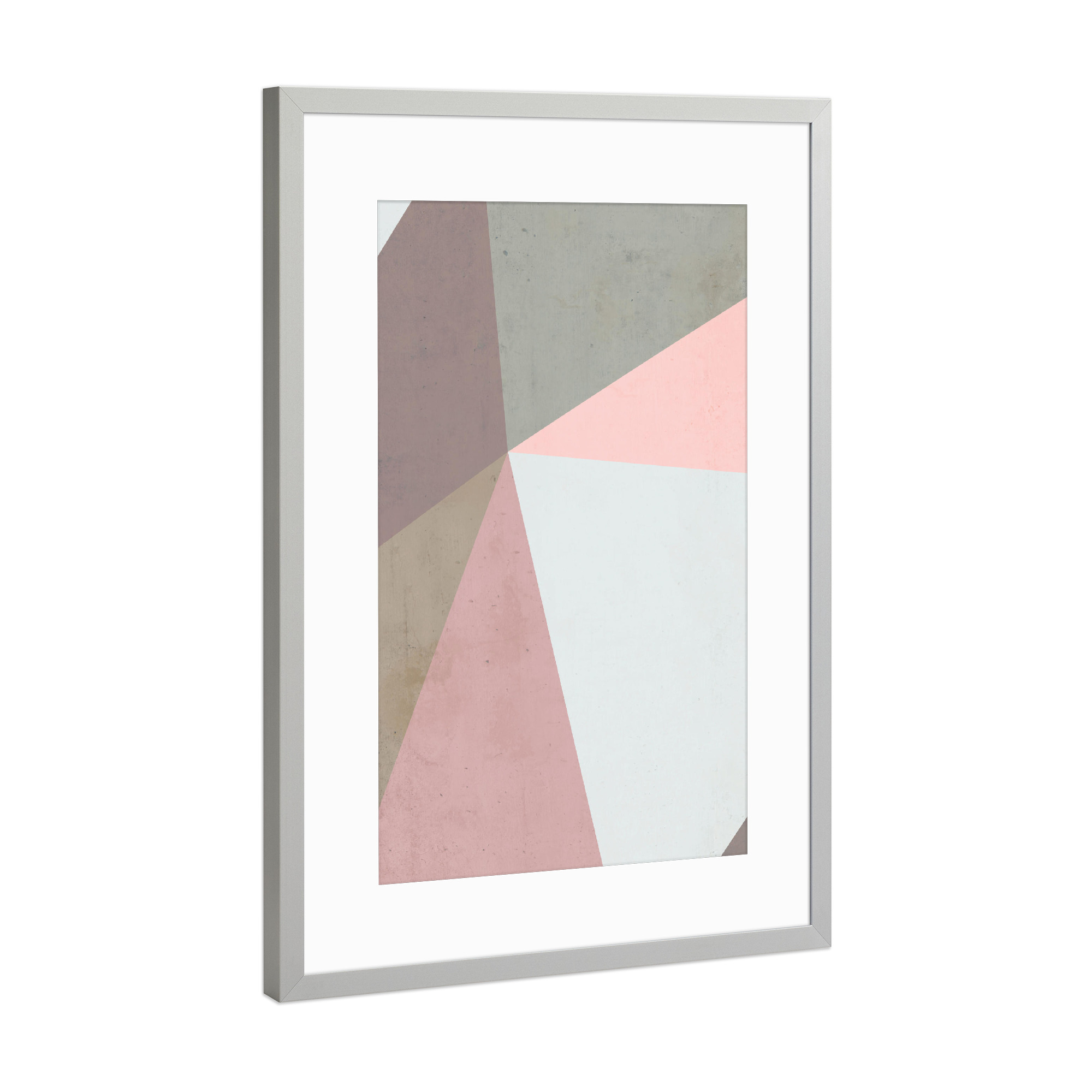 Poster mit Rahmen Silber "Delicate Geometry" artboxONE - Abstrakt,Architektur,Geometrie