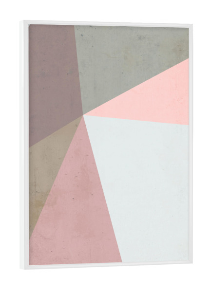 Poster mit weißem Rahmen "Delicate Geometry" artboxONE - Abstrakt,Architektur,Geometrie
