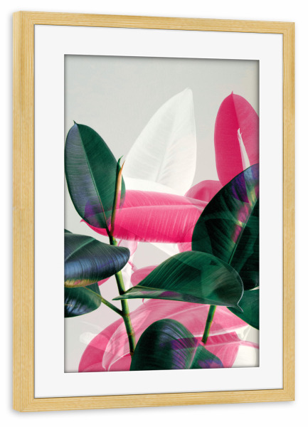 Poster mit Rahmen kiefer "Greenery Mix" artboxONE - Natur,Floral,Festivals