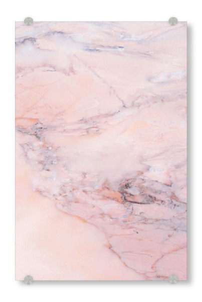 Acrylglasbild "Blush Marble" artboxONE - Abstrakt,Architektur,Marmor - Pink,Blush,Marble,Scandi,Scandinavian,Abstract,Minimal,Soft,Color,Pastel