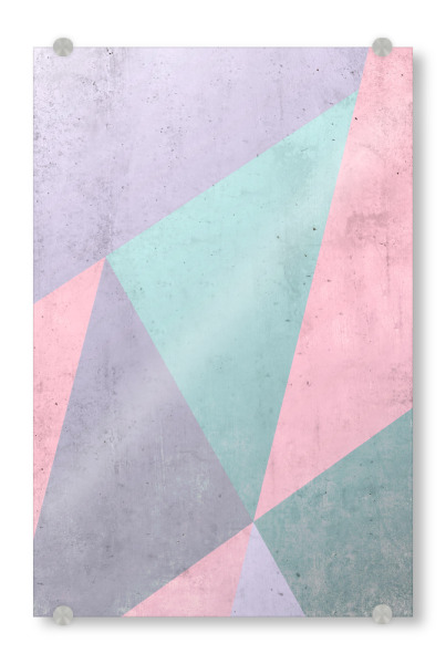 Acrylglasbild "Floral Geometry" artboxONE - Abstrakt,Architektur,Geometrie