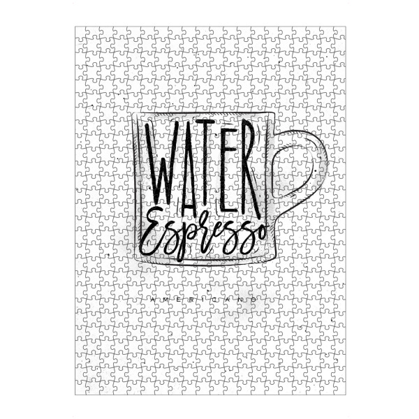 artboxONE Puzzle "Americano Cup coffee" artboxONE - Essen & Trinken,Schwarzweiß