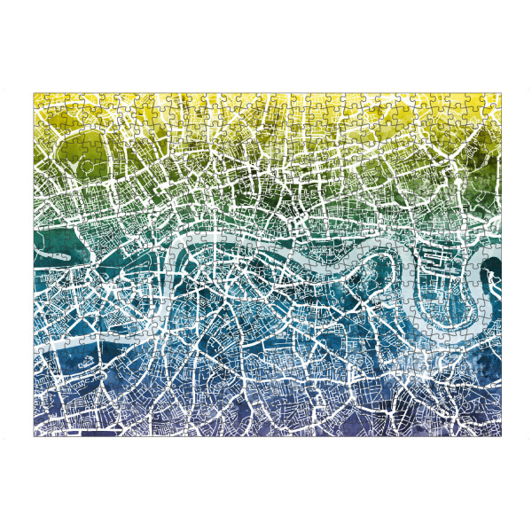 artboxONE Puzzle "London England Street Map 8" artboxONE - Städte,Reise,Kartografie
