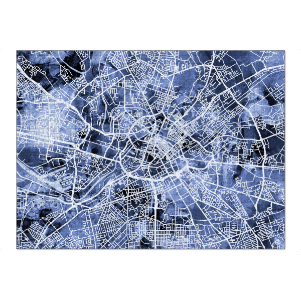 Puzzle Ravensburger "Manchester England Street Map 4" artboxONE - Städte,Reise,Kartografie