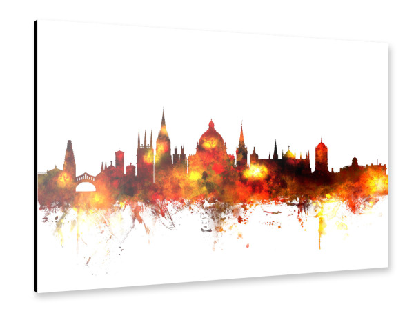 Alu-Dibond "Oxford England Skyline 6" 30x20 cm artboxONE