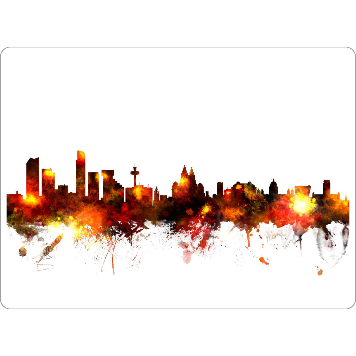 Tischset "Liverpool England Skyline 7" artboxONE - Städte,Reise