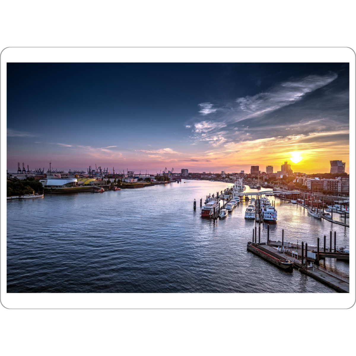 Tischset "Hamburg 8" artboxONE - Städte / Hamburg,Architektur