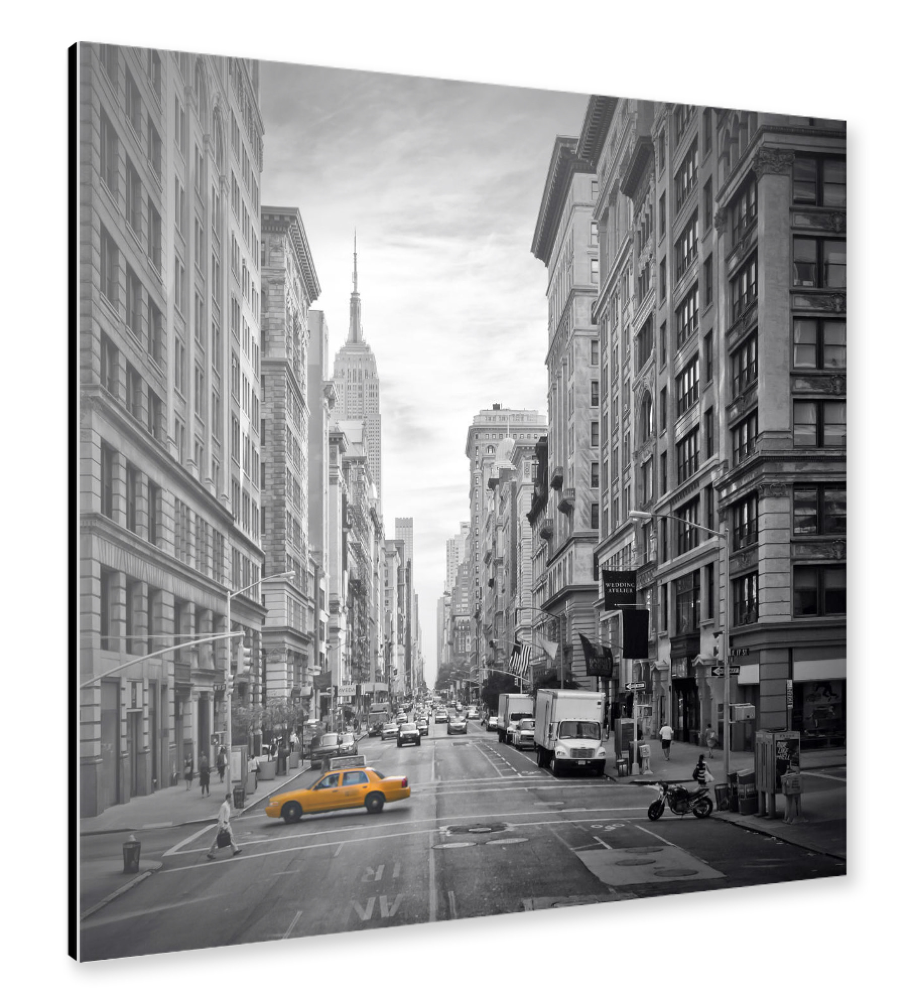 Alu-Dibond "NEW YORK CITY 5th Avenue 2" 30x30 cm artboxONE