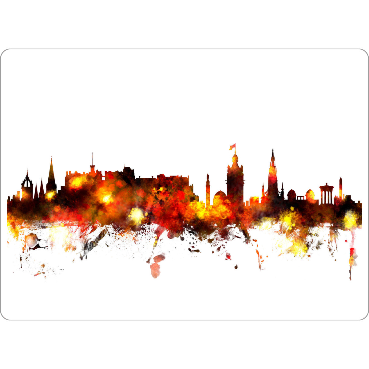 Tischset "Edinburgh Scotland Skyline 7" artboxONE - Städte,Reise