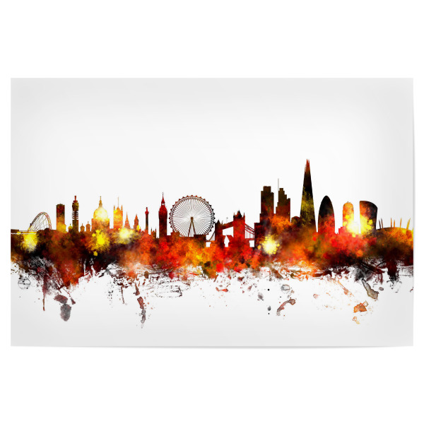 Poster "London England Skyline 11" artboxONE - Städte,Städte / London,Reise