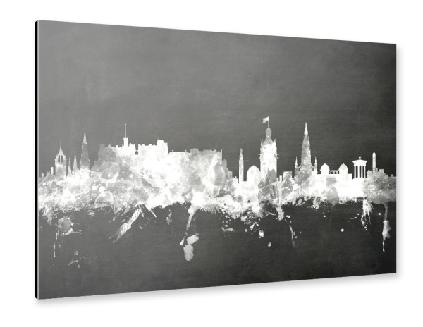 Alu-Dibond "Edinburgh Scotland Skyline 6" 30x20 cm artboxONE