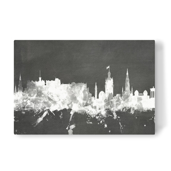 Leinwandbild "Edinburgh Scotland Skyline 6" artboxONE - Städte,Reise,Schwarzweiß