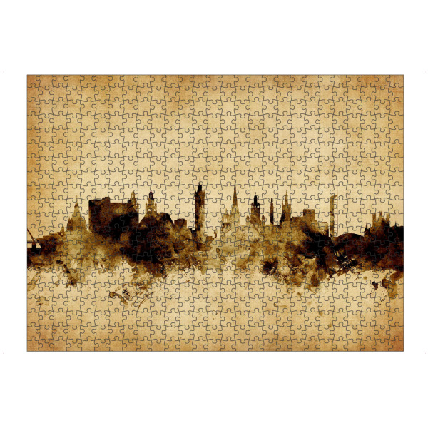 artboxONE Puzzle "Glasgow Scotland Skyline 4" artboxONE - Städte,Reise