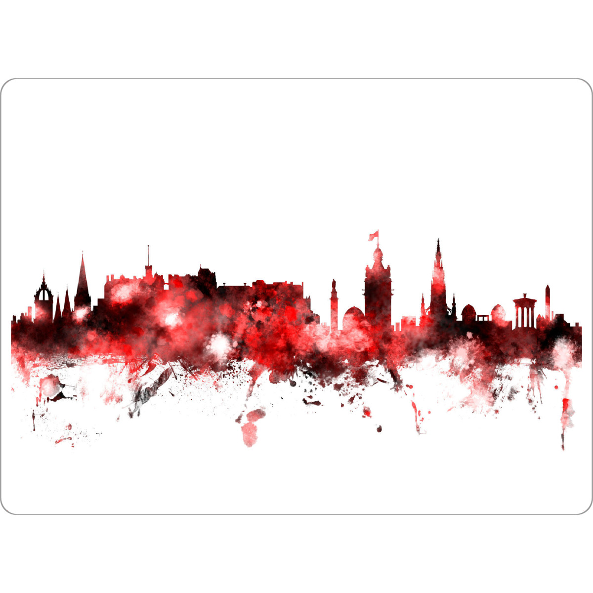 Tischset "Edinburgh Scotland Skyline 01" artboxONE - Städte,Reise - Art print of the skyline of edinburgh,Scotland,United kingdom