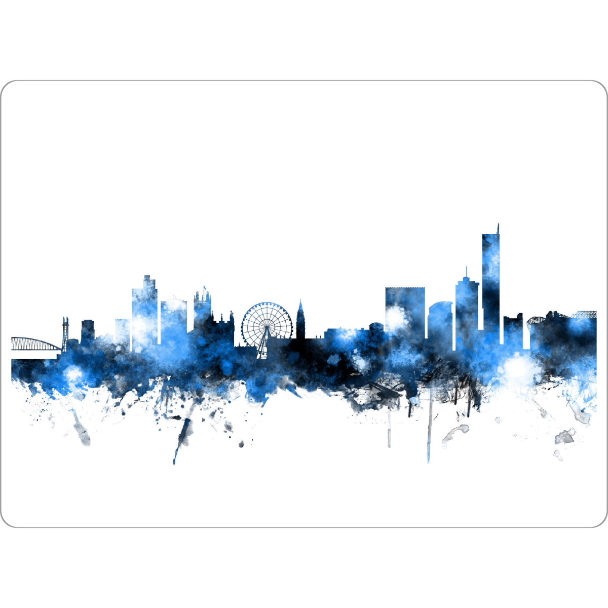 Tischset "Manchester England Skyline 3" artboxONE - Städte,Reise