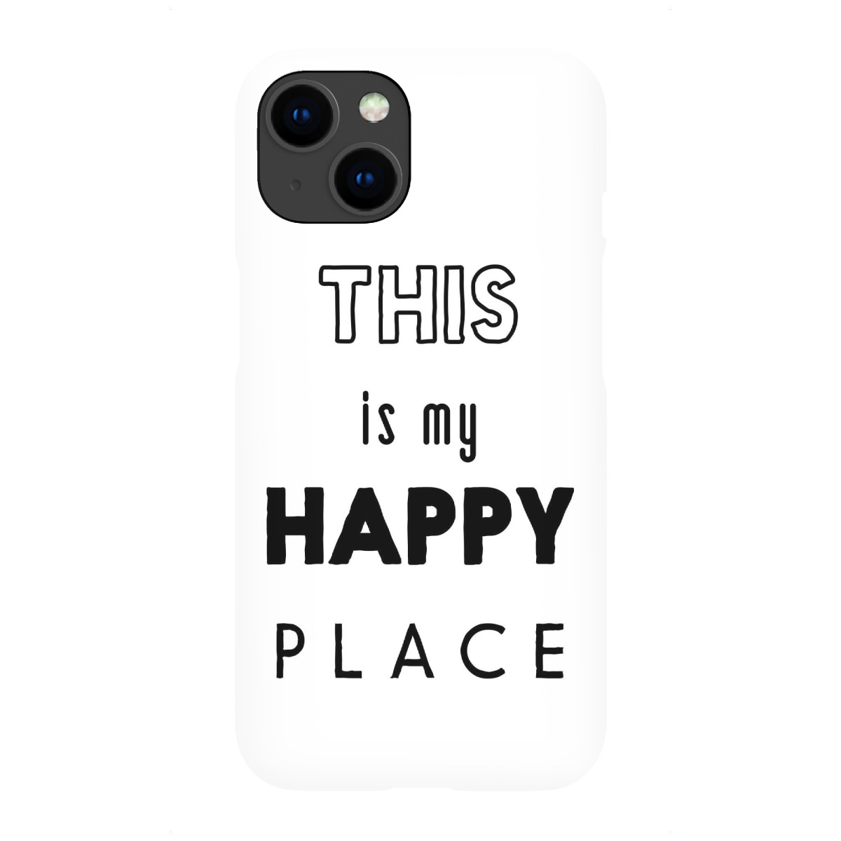 iPhone "This is my Happy Place" Premium-Case Handyhülle artboxONE