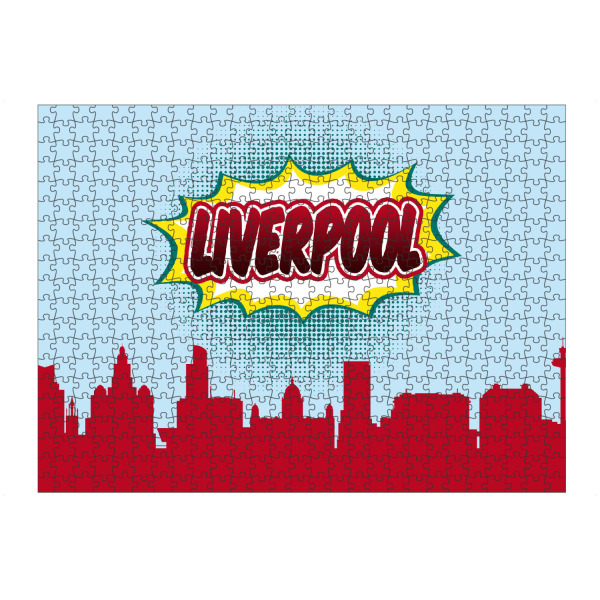 Puzzle Ravensburger "Liverpool" artboxONE - Architektur,Geometrie