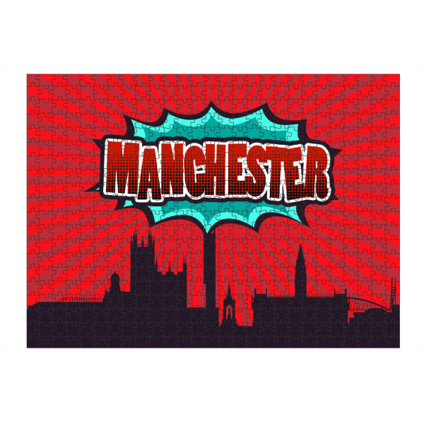 artboxONE Puzzle "Manchester 3" artboxONE - Architektur,Geometrie