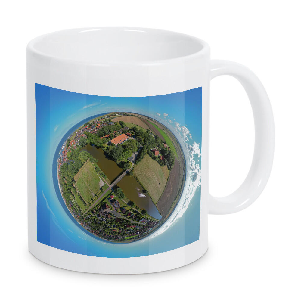 Tasse "Neuharlingersiel Sieltief-Brücke" artboxONE - Städte,Natur,Reise,Architektur,Reise / Strand und Meer