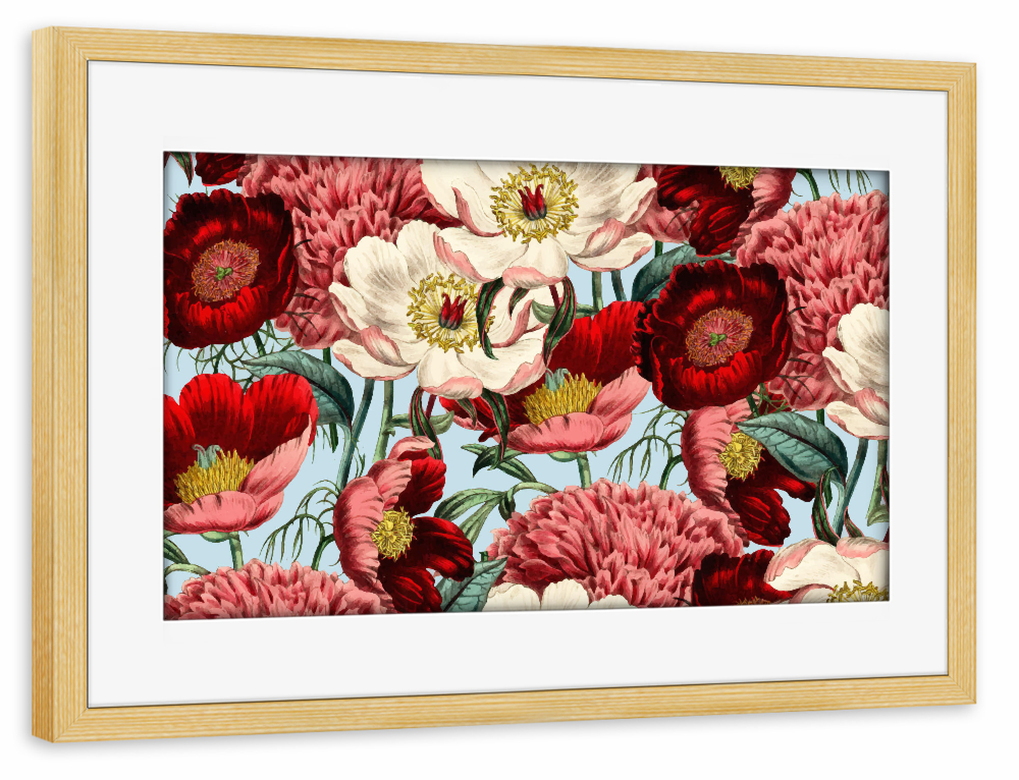 Poster mit Rahmen kiefer "Velvet" artboxONE - Natur,Floral,Abstrakt,Festivals