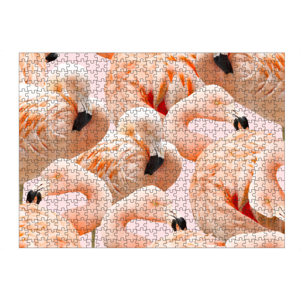 Puzzle Ravensburger "Flamingo Blush" artboxONE - Tiere,Festivals