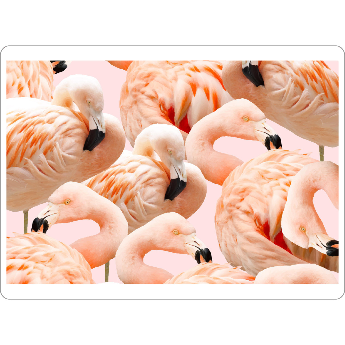 Tischset "Flamingo Blush" artboxONE - Tiere,Festivals