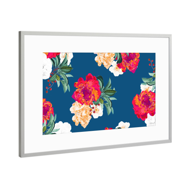 Poster mit Rahmen Silber "Romancing Nature" artboxONE - Natur,Floral,Festivals