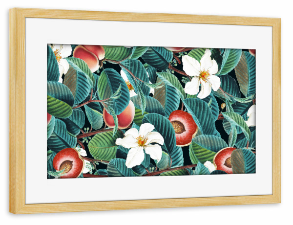 Poster mit Rahmen kiefer "Kalon" artboxONE - Natur,Floral,Festivals