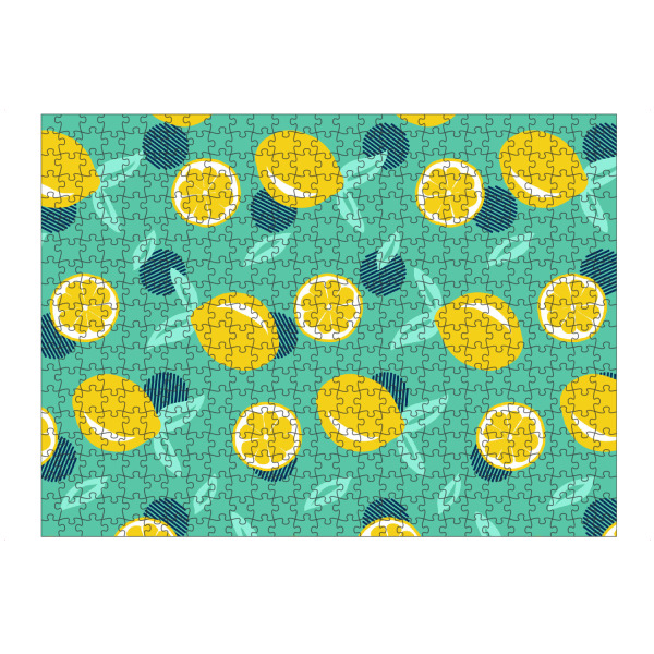 artboxONE Puzzle "Lemon dots" artboxONE - Natur,Geometrie,Essen & Trinken / Obst & Gemüse,Festivals