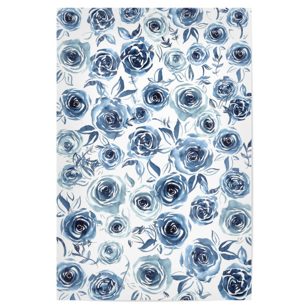 Poster "Blue Roses" artboxONE - Floral,Liebe,Für Mama,Festivals