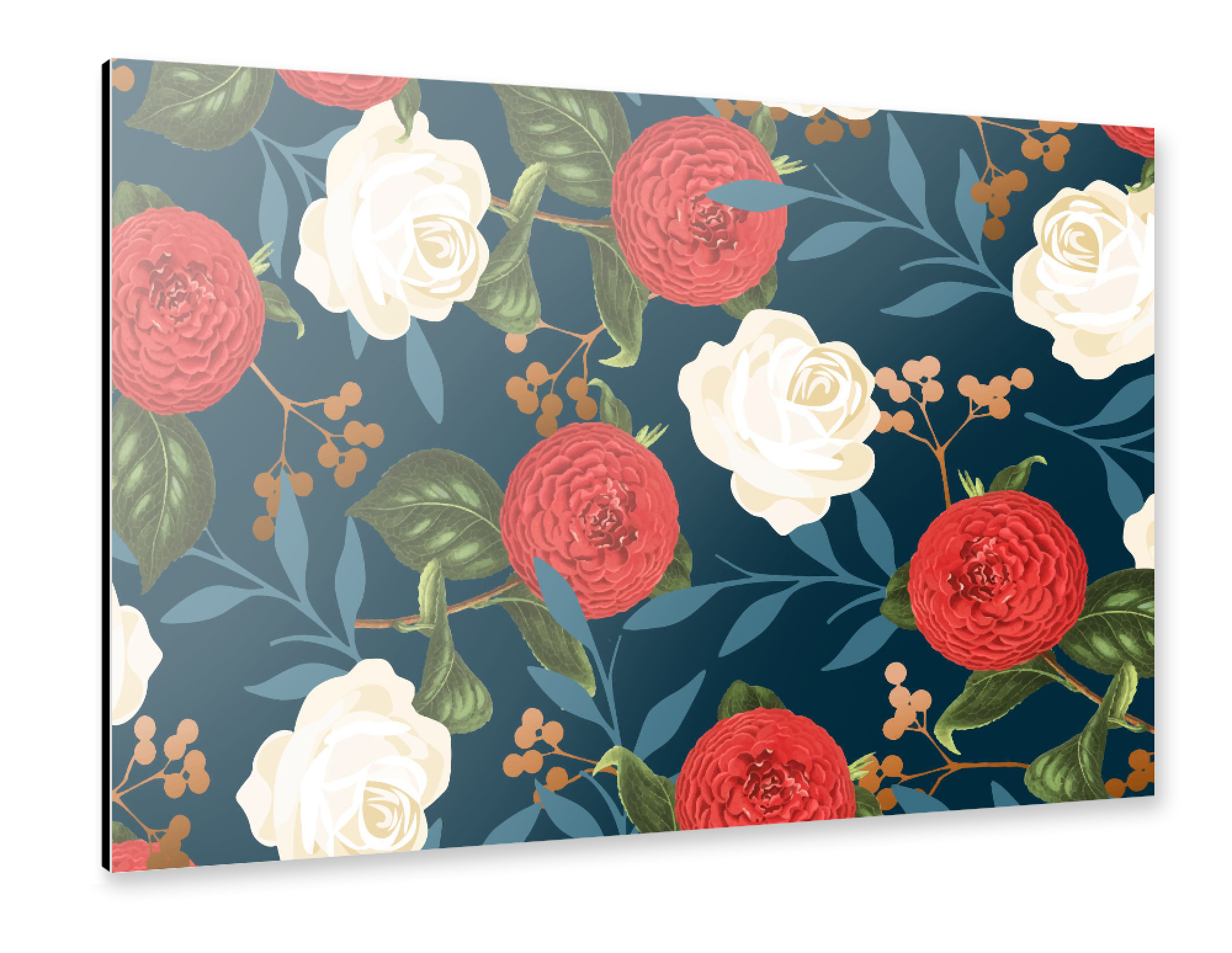Alu-Dibond "Floral Obsession V2" 75x50 cm artboxONE