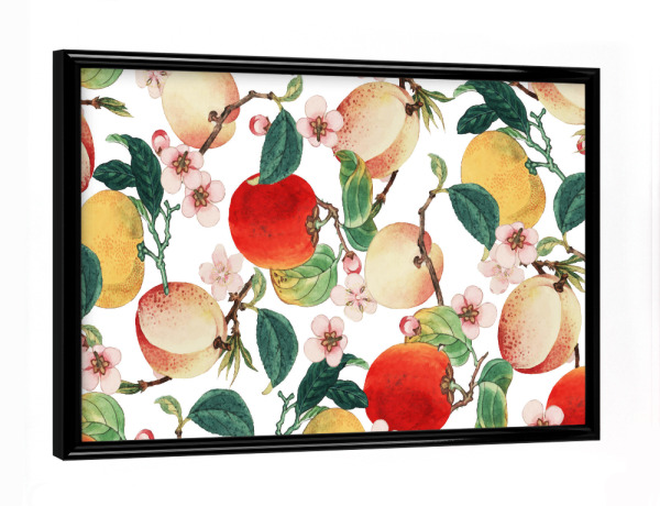 Poster mit schwarzem Rahmen "Fruity Summer" artboxONE - Natur,Floral,Festivals