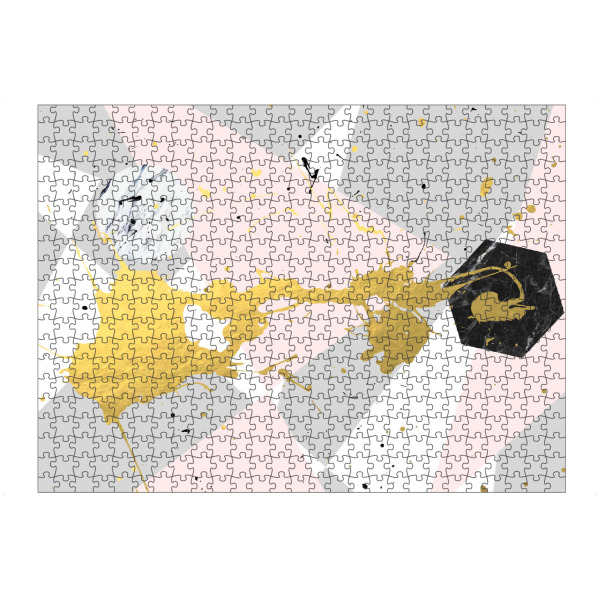 artboxONE Puzzle "Gold Splatter" artboxONE - Abstrakt,Marmor