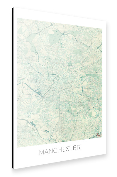 Alu-Dibond "Manchester Großbritannien 02" 30x20 cm artboxONE
