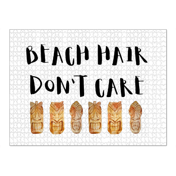 Puzzle Ravensburger "Beach Hair Don't Care" artboxONE - Typografie,Festivals