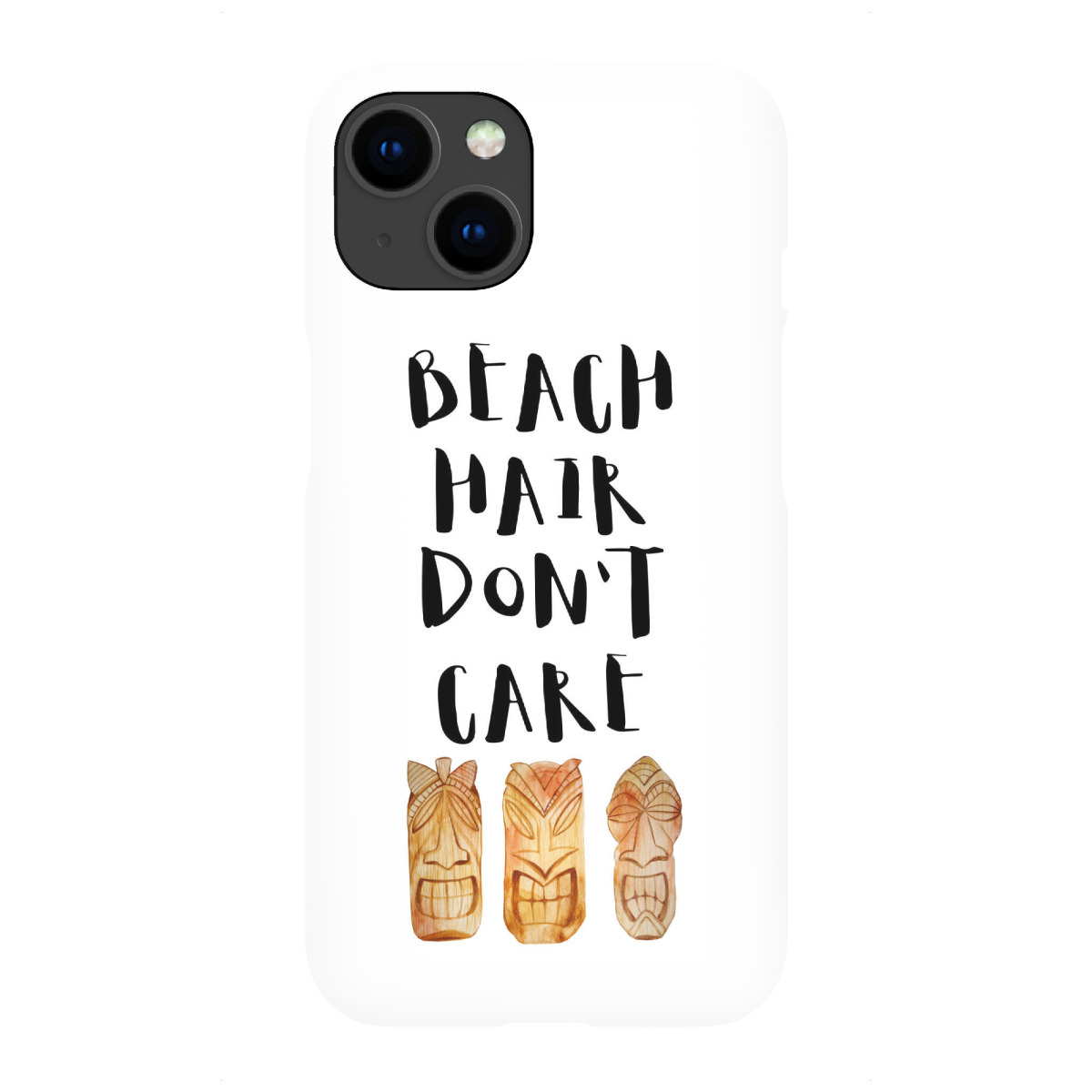 "Beach Hair Don't Care"für iPhone - Premium-Case Handyhülle artboxONE