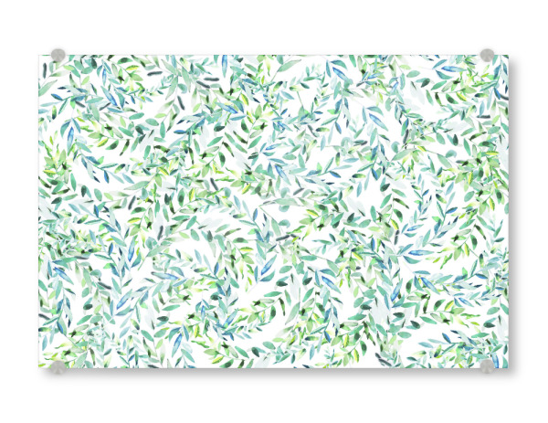 Acrylglasbild "Watercolor Freshness" artboxONE - Natur,Abstrakt,Festivals