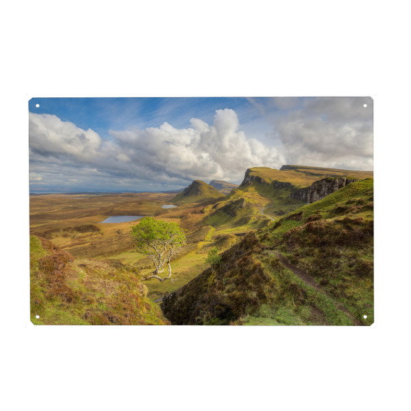 Holzbild "Quiraing, Isle of Skye, Schottland" artboxONE - Natur,Reise,Reise / Länder