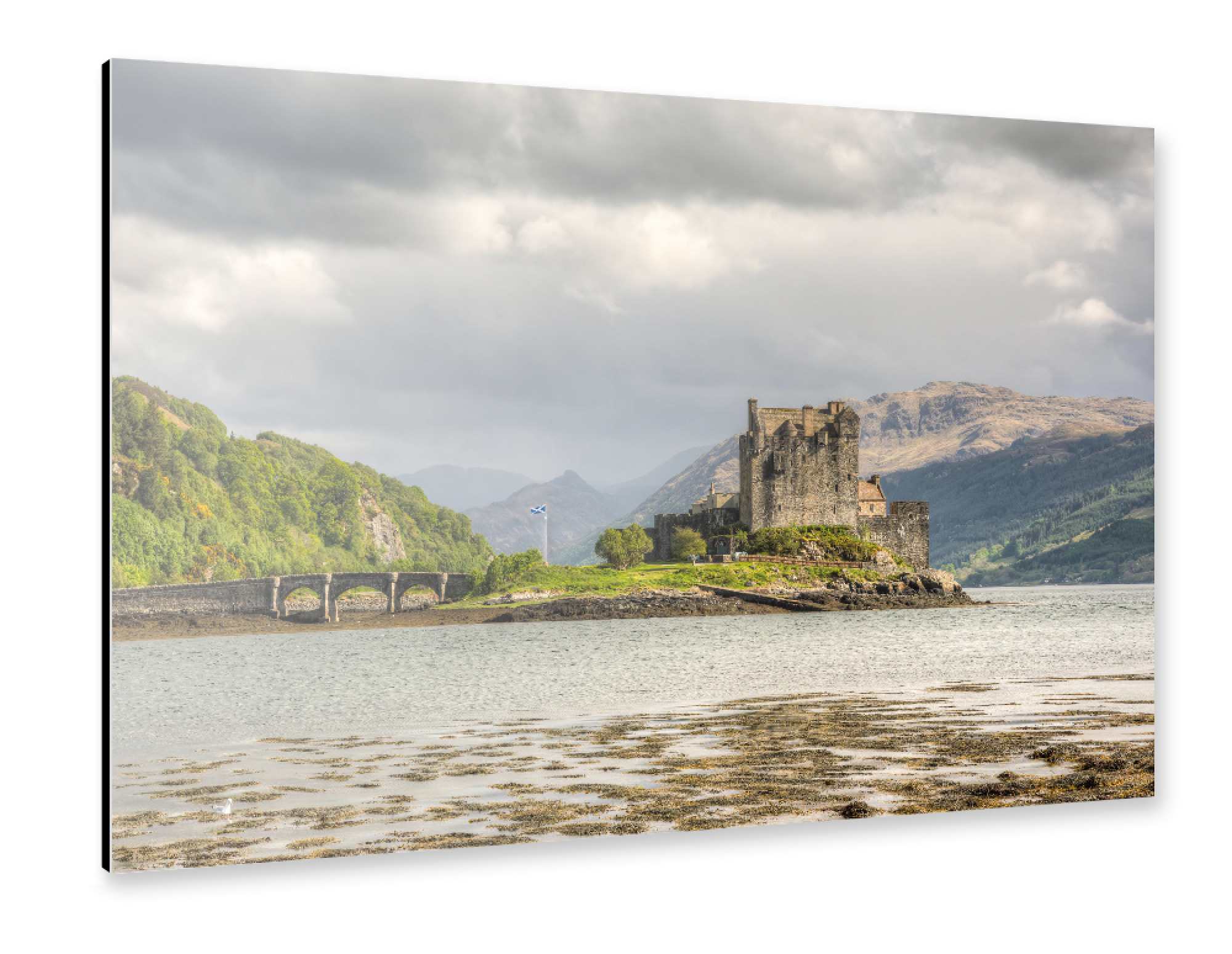 Alu-Dibond "Eilean Donan Castle Schottland" 30x20 cm artboxONE