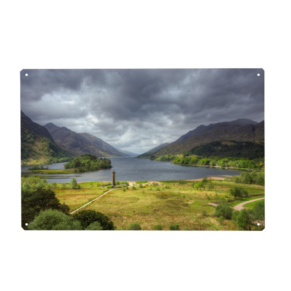 Holzbild "Glenfinnan Monument Schottland" artboxONE - Natur,Reise,Reise / Länder