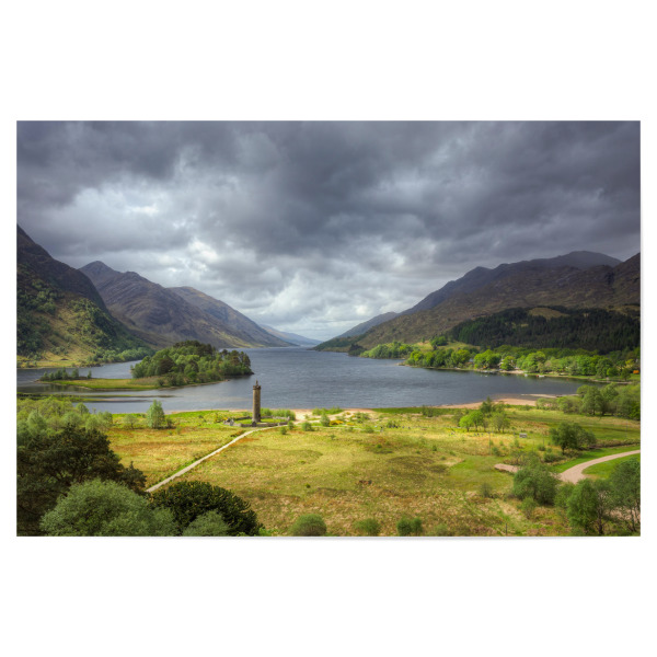 Poster "Glenfinnan Monument Schottland" artboxONE - Natur,Reise,Reise / Länder