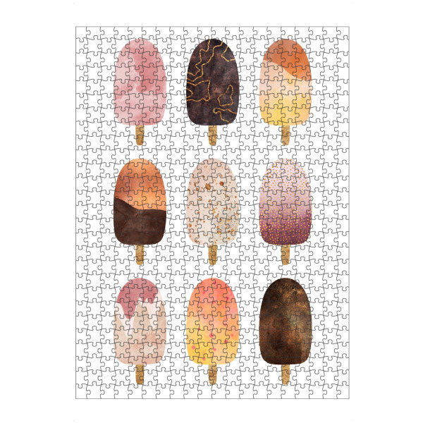 Puzzle Ravensburger "Pretty Popsicles" artboxONE - Essen & Trinken - Ice cream,Popsicle,Candy,Sweet,Sweets,Dessert,Summer,Graphic - Bild ice cream