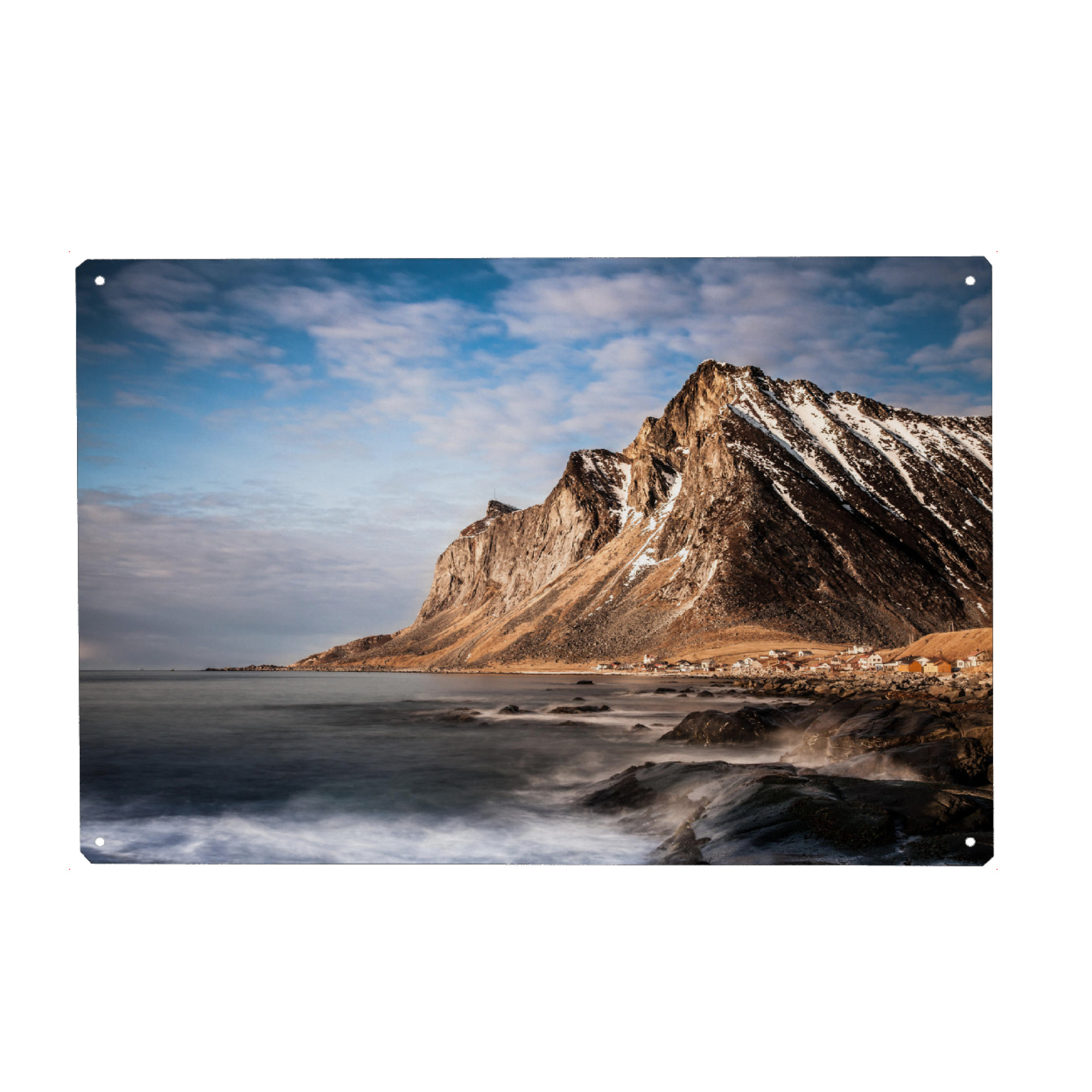 Metall Poster "Küstenlandschaft" artboxONE - Natur,Reise,Reise / Strand und Meer,Reise / Länder