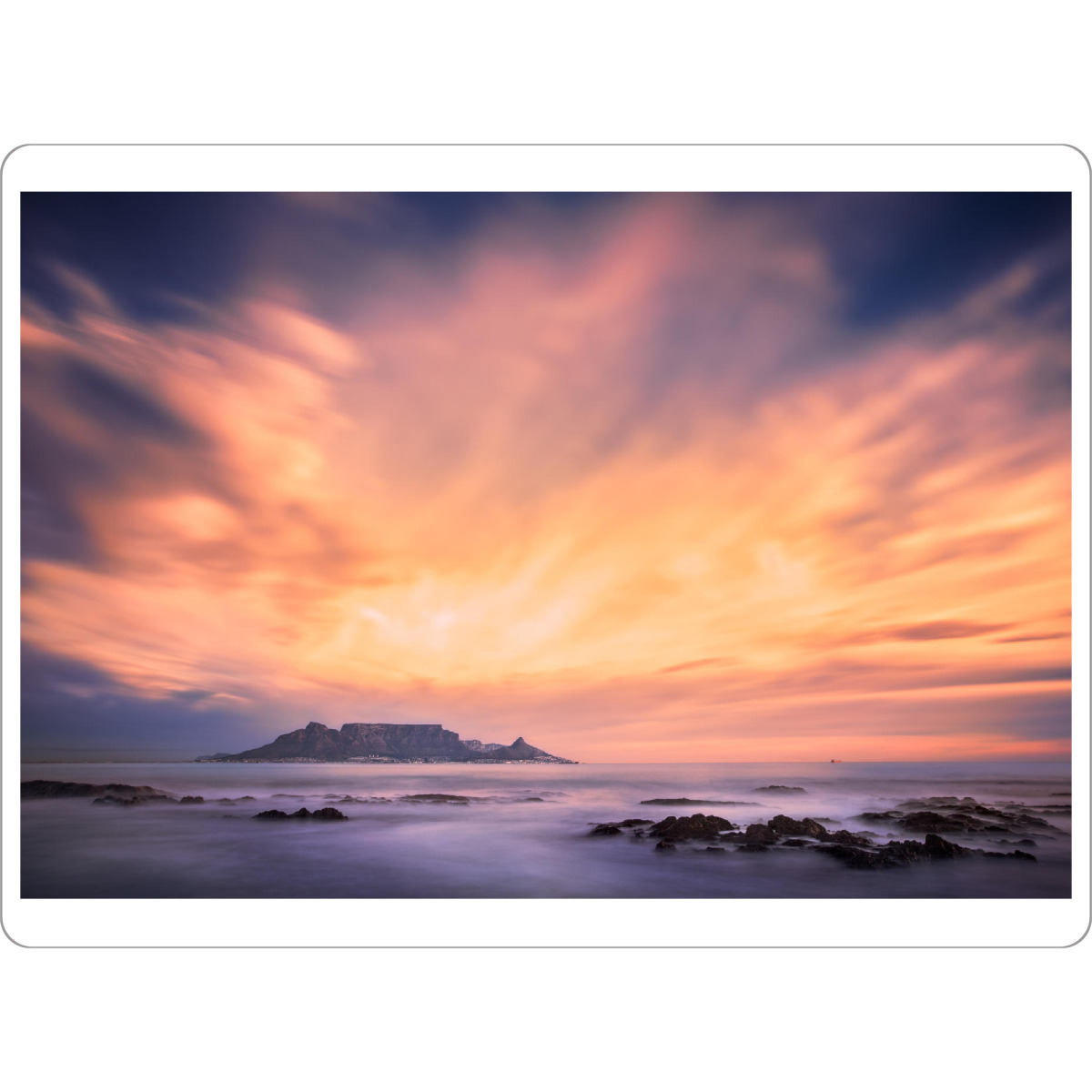 Tischset "Stürmisches Kapstadt" artboxONE - Städte,Natur,Reise,Reise / Strand und Meer,Reise / Afrika