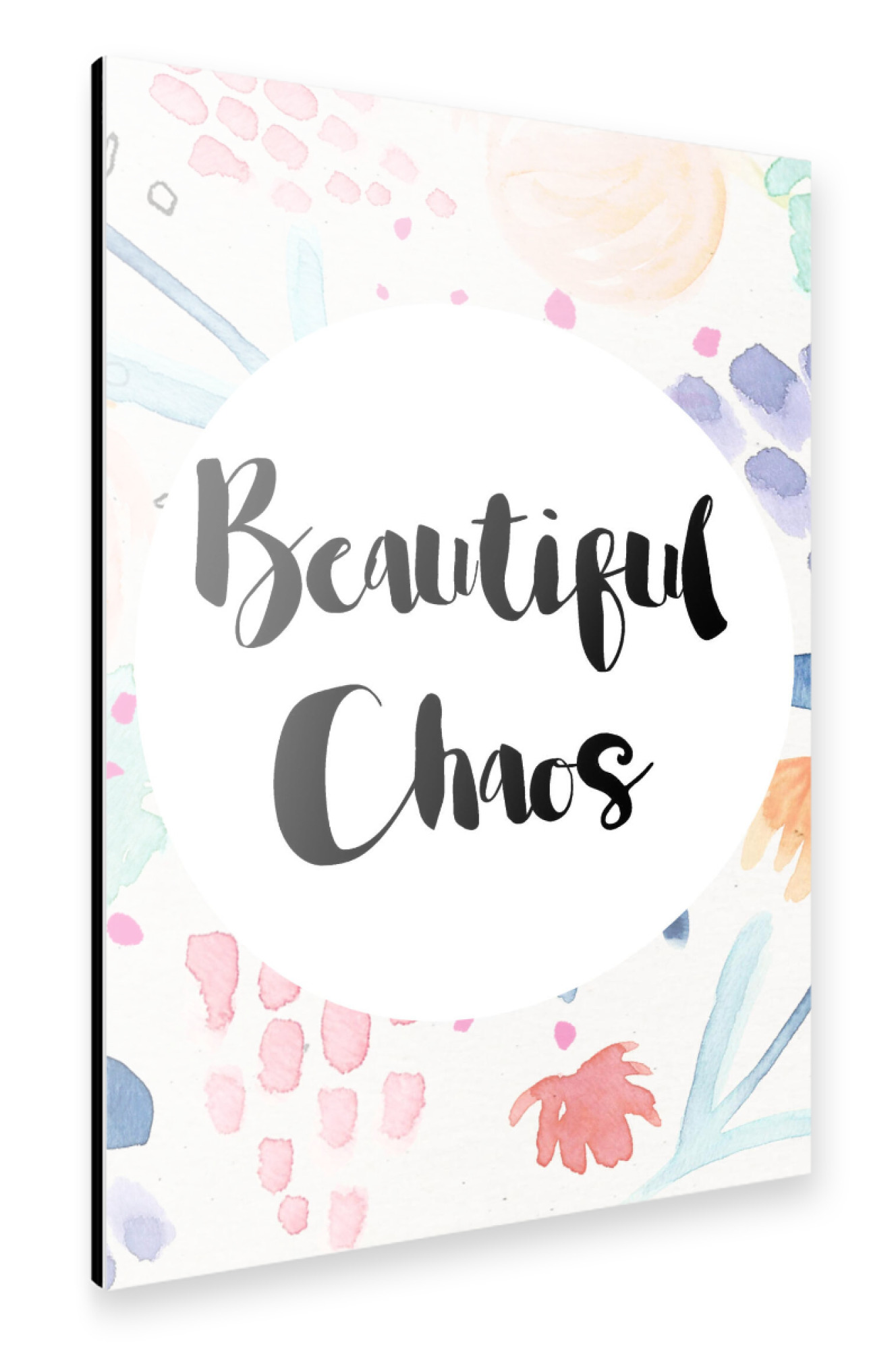 Alu-Dibond "Beautiful Chaos" 75x50 cm artboxONE