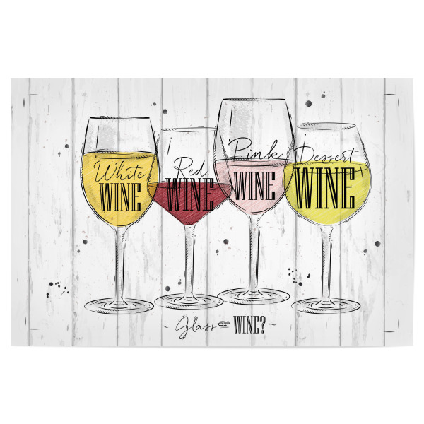 Poster 30x20 cm "Glas of Wine 01" artboxONE - Essen & Trinken / Alkohol