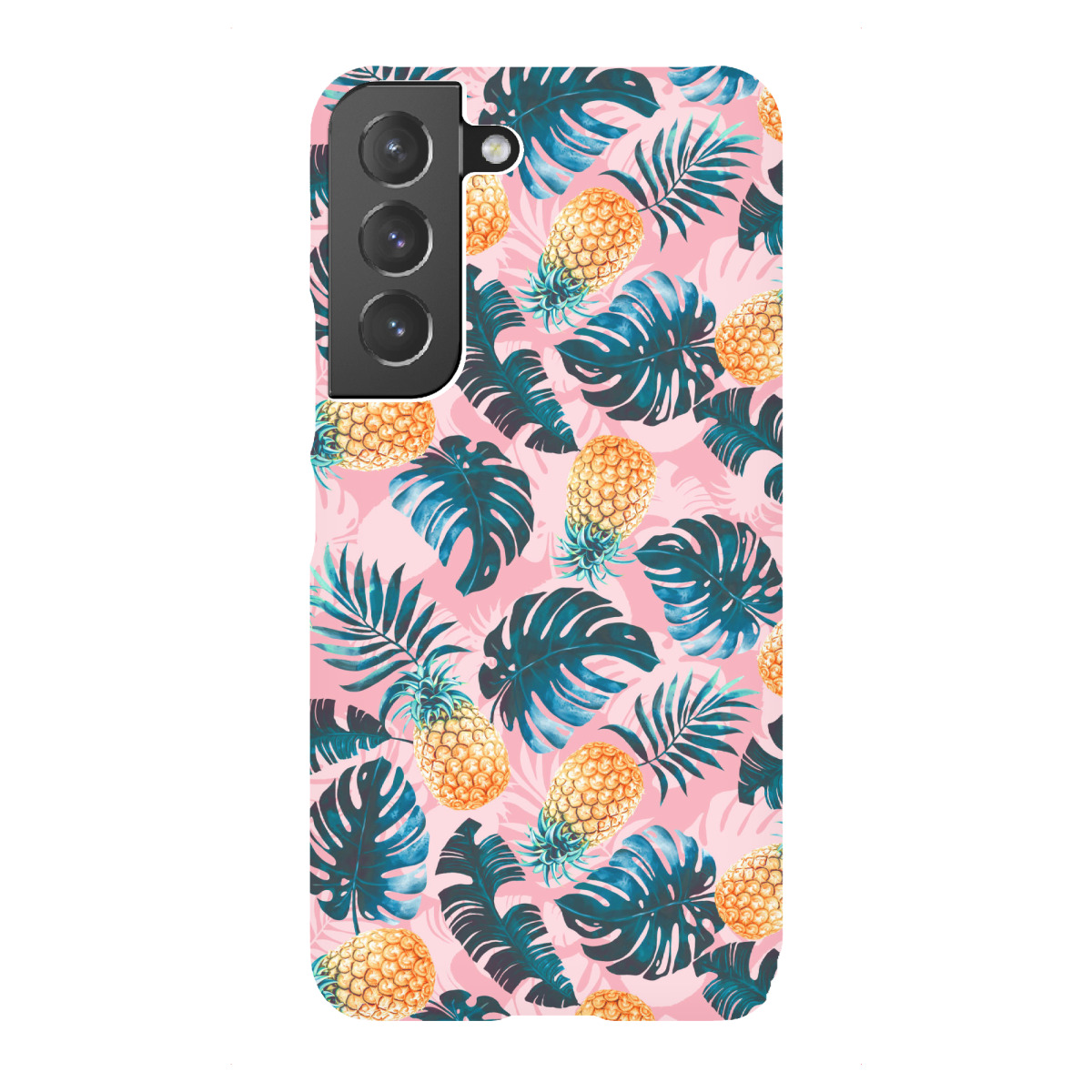 Samsung Galaxy "Pineapple and Leaf Pattern" Premium-Case Handyhülle artboxONE
